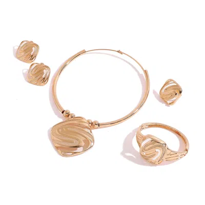 Sohi Women Golden Jewellery Set