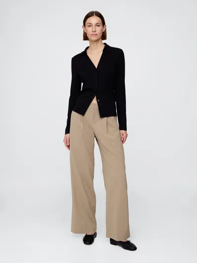 Gap 365 Low Rise Pleated Wide-leg Trousers