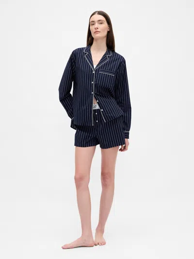 Gap Poplin Logo Pj Boxer Shorts