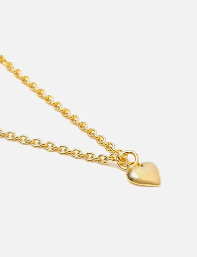 Human Made Heart Silver Necklace