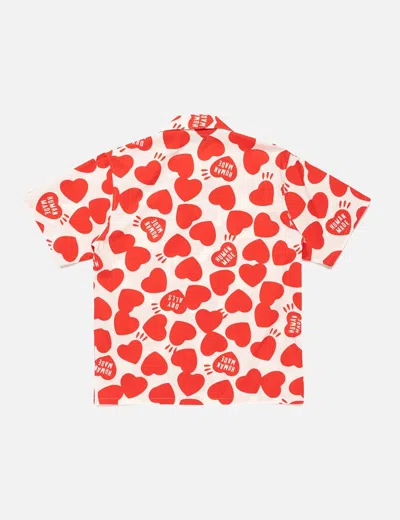Human Made Heart Aloha Shirt In Red