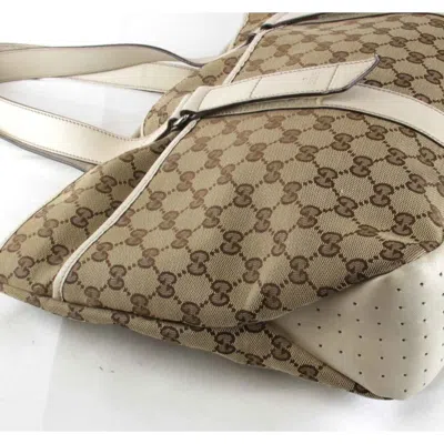 Pre-owned Gucci Beige Gg Canvas Tote Bag ()