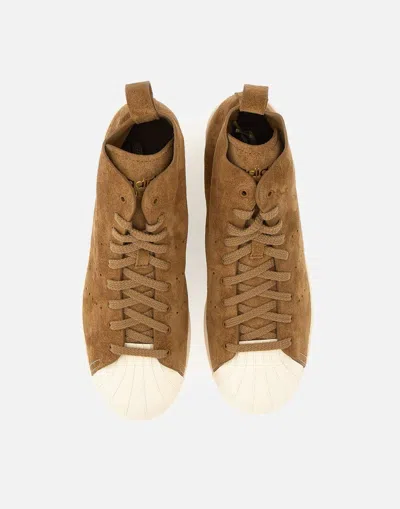 Adidas Originals Adidas X Wales Bonner X Wales Bonner Superstar Brushed Suede Sneakers In Brown