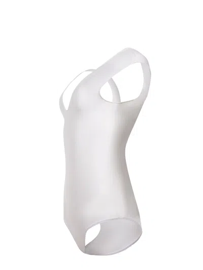 Alysi Body Made Of Cotton Blend. In White