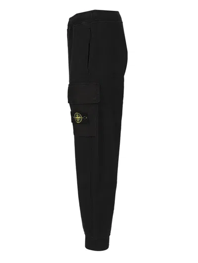 Stone Island Jogger Pants In Black