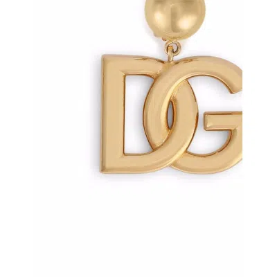 Dolce & Gabbana Clip Earrings With Dg Logo