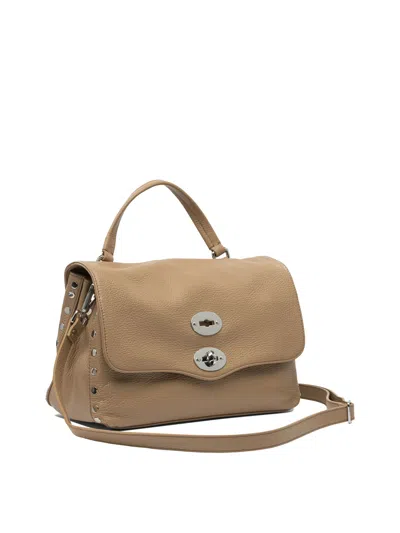 Zanellato Beige Cow Leather Handbag