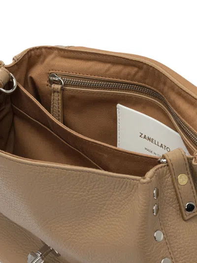 Zanellato Beige Cow Leather Handbag