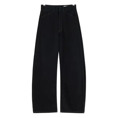 Lemaire Women Curved Jeans In Black