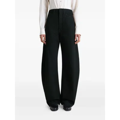 Lemaire Women Curved Jeans In Black