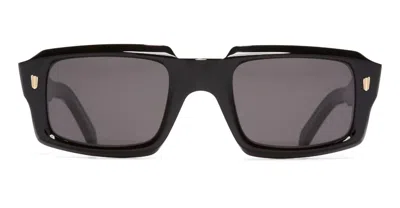 Cutler And Gross Cutler & Gross Rectangular Frame Sunglasses In Black