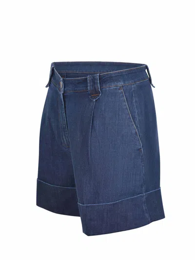 Fay Bermuda Shorts High Waist
