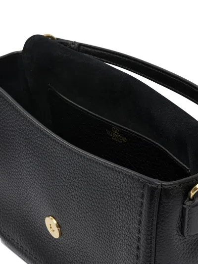 Valentino Garavani Midnight Blue Leather Alltime Shoulder Bag