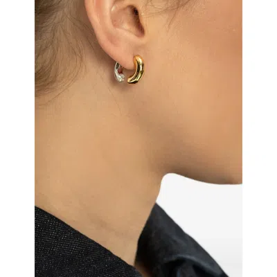 Kate Spade Silver  Gold Earrings