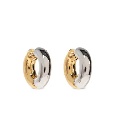 Kate Spade Silver  Gold Earrings