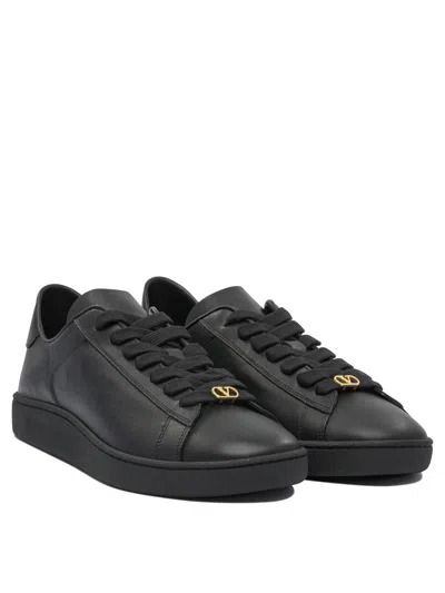 Valentino Royco Signature Brass Vlogo Low-top Sneakers