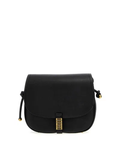 Pinko Large Knot Detail Leather Crossbody Bag