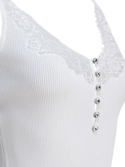 Self-portrait Self Portrait Women Lace Trim Knit Top