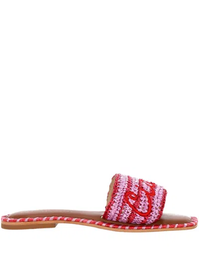 Giada Benincasa Ciao Amore Bordeaux Lilla Slipper In Pink