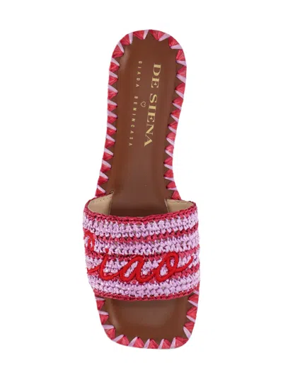 Giada Benincasa Ciao Amore Bordeaux Lilla Slipper In Pink