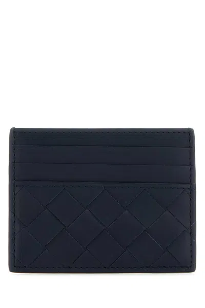 Bottega Veneta Men Two-tone Leather Intrecciato Card Holder
