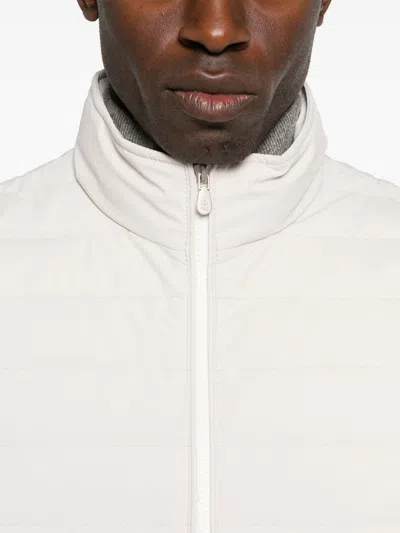 Brunello Cucinelli Quilted High-neck Gilet With Zip