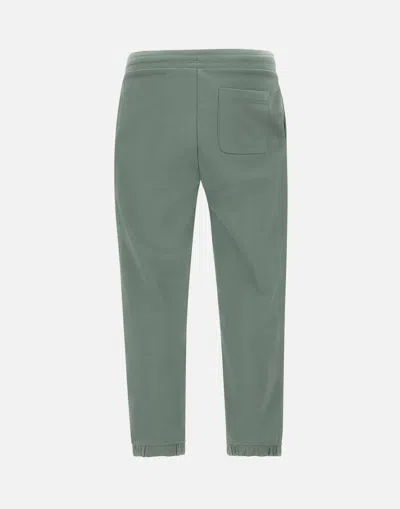 Hugo Boss Hugo Dilibero Sage Green Cotton Jogger Pant In Green