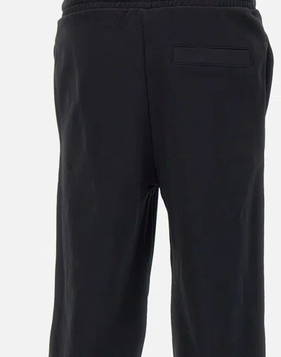 Hugo Boss Hugo Dusufem Black Cotton Jogger Pant In Black