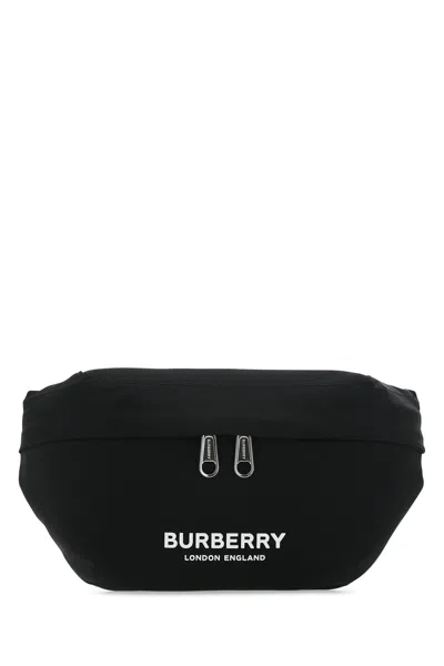 Burberry Men Black Nylon Sonny Belt Bag