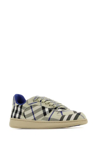 Burberry Women Embroidered Canvas Terrace Sneakers In Multi