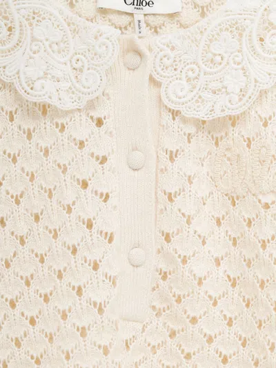 Chloé Women Wool And Silk Blend Sweater