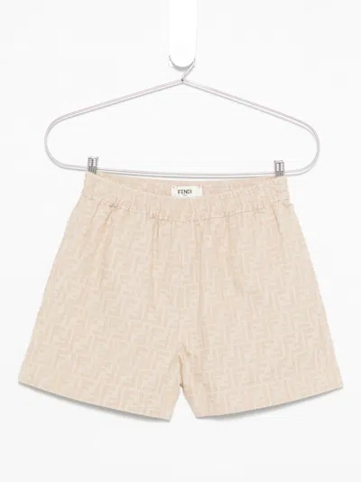 Fendi Ff Chambray Shorts