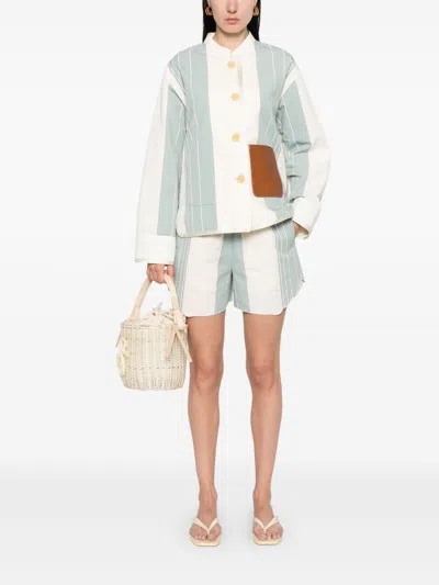 Forte Forte Linen Blend Striped Jacket