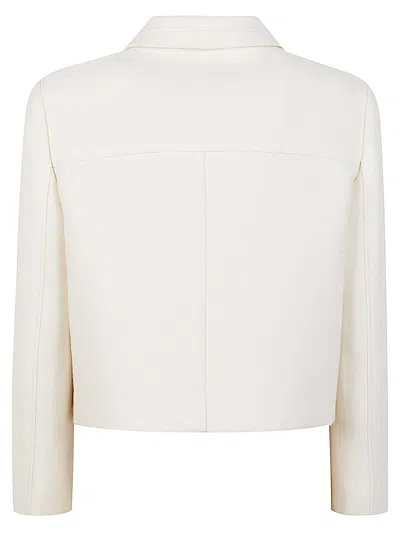 Gucci Wool And Silk Crepe Blazer With Notched Collar