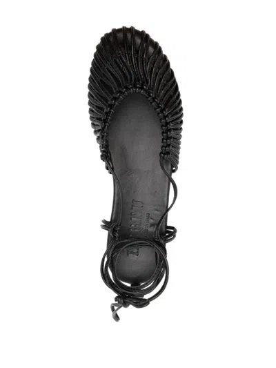 Hereu Women Mantera Leather Ballets In Black