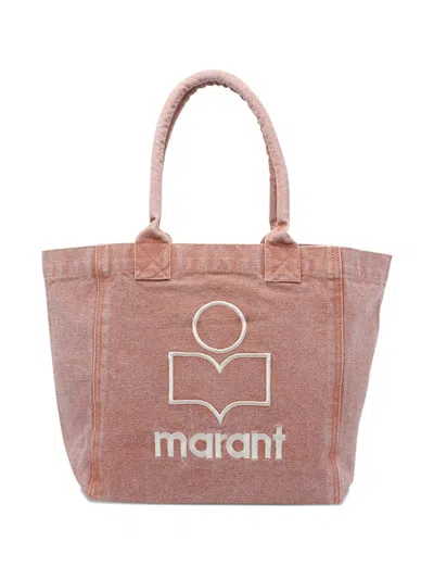 Isabel Marant Small Yenky Embroidered Logo Tote