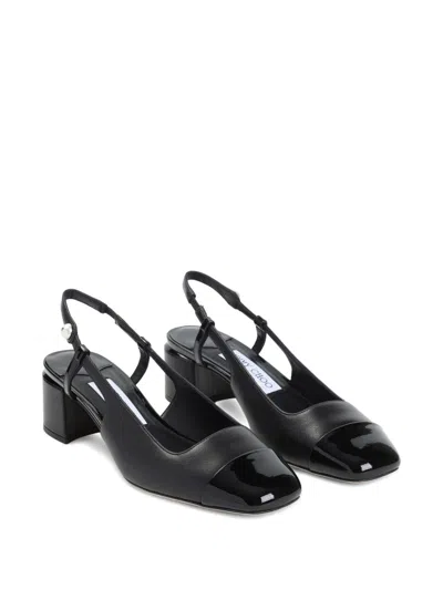 Jimmy Choo Elisa Patent Leather Slingback Pumps