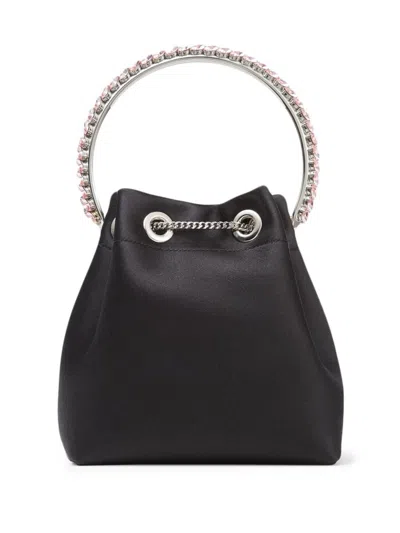 Jimmy Choo Bucket Bag With Chain Handle And Tassel Detail