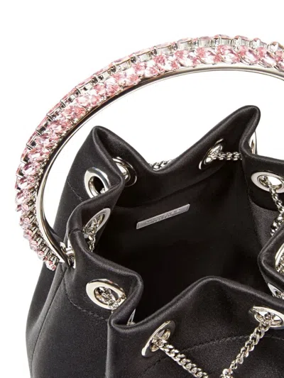 Jimmy Choo Bucket Bag With Chain Handle And Tassel Detail