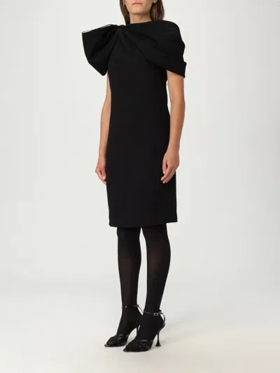 Max Mara Dress Woman Black In Black