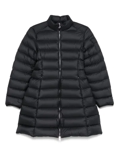 Moncler Igesse Long Down Jacket In Blue