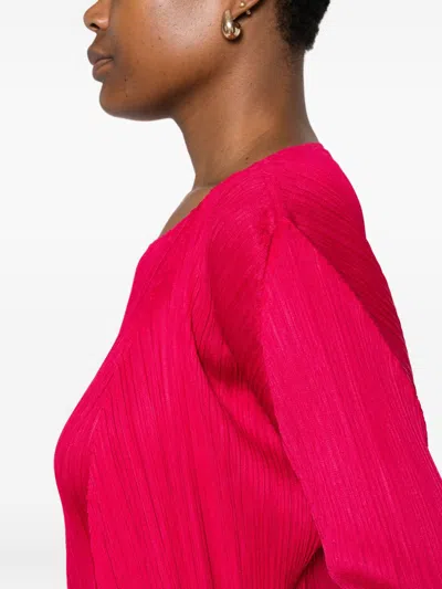 Issey Miyake Pleats Please  Women Pleated Midi Cardigan