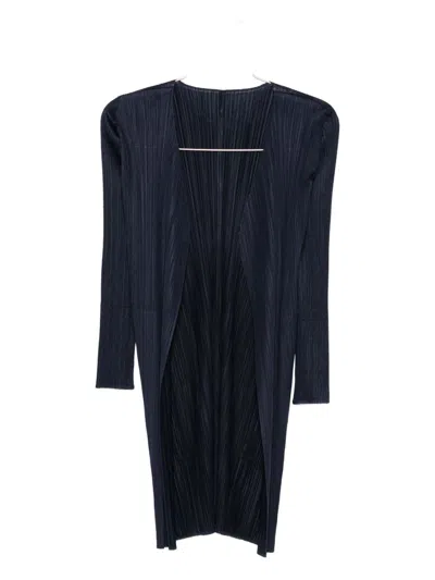 Issey Miyake Pleats Please  Women Pleated Midi Cardigan