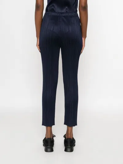 Issey Miyake Pleated Trousers In Black