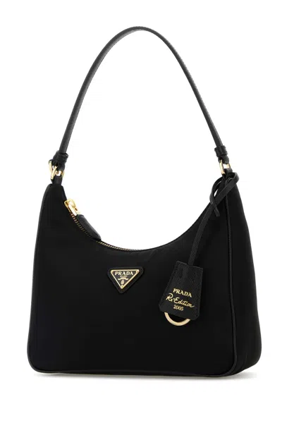 Prada Women Black Re-nylon Re-edition 2005 Handbag
