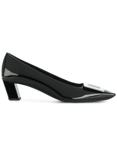 Roger Vivier Women Belle Vivier Leather Pumps In Black
