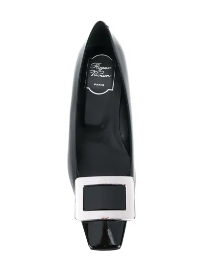 Roger Vivier Women Belle Vivier Leather Pumps In Black