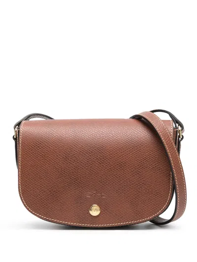 Longchamp Epure Brown Leather Shoulder Bag