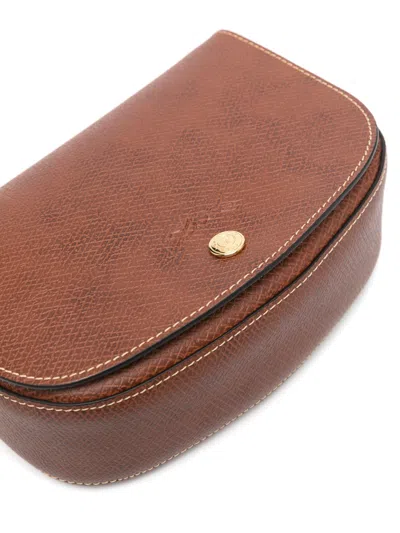 Longchamp Epure Brown Leather Shoulder Bag