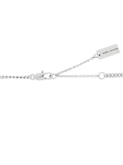 Marc Jacobs The Bag Life Necklace In Silver In Metallic